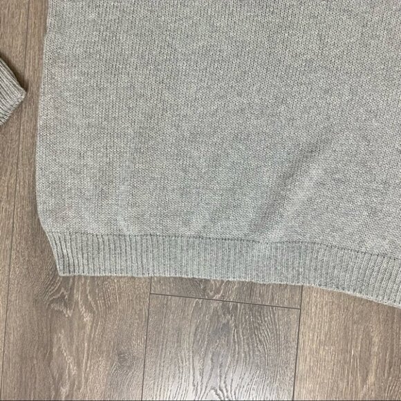 Free People One Teaspoon Classic Cotton Chunky Knit Sweater Grey Oversized XXS - Picture 9 of 15